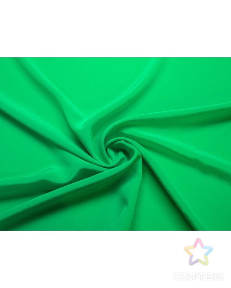 Шелк креповый блузочно-плательный , цвет зеленый арт. ГТ-7520-1-ГТ-39-9401-1-10-1 1
