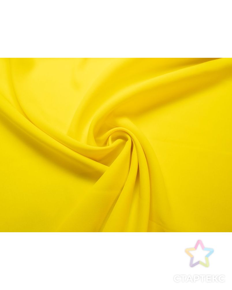 Шелк костюмно-плательный в диагональный рубчик, цвет желтый арт. ГТ-7665-1-ГТ-39-9511-1-9-1 1