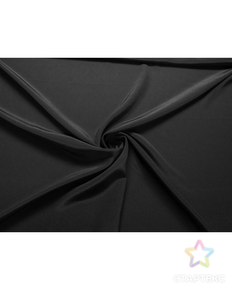Матовый шелк черного цвета арт. ГТ-7738-1-ГТ-39-9574-1-38-1 1