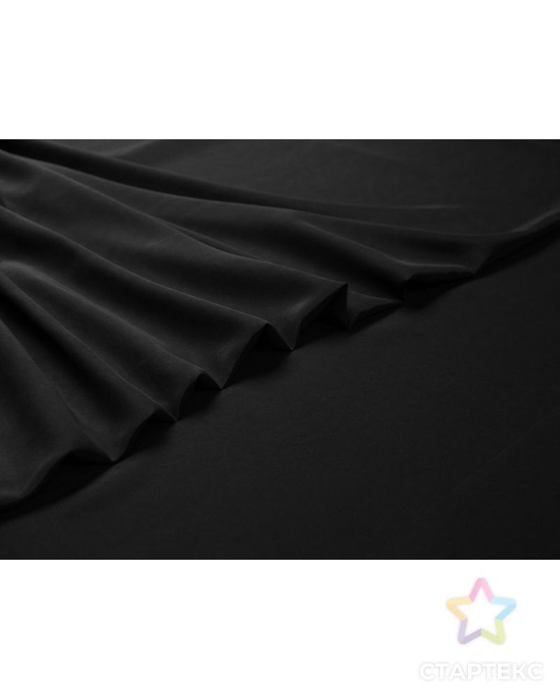 Матовый шелк черного цвета арт. ГТ-7738-1-ГТ-39-9574-1-38-1 3