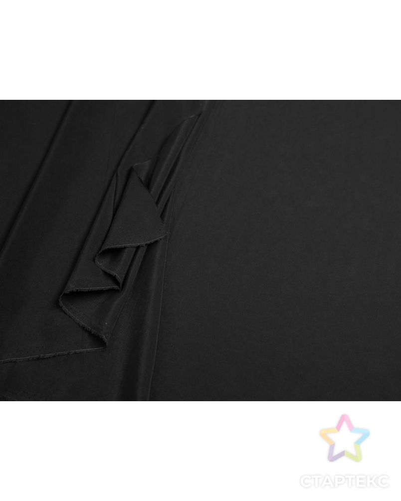 Матовый шелк черного цвета арт. ГТ-7738-1-ГТ-39-9574-1-38-1 5