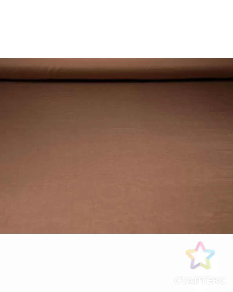 Атласный блузочный шелк золотисто-коричневого цвета арт. ГТ-7760-1-ГТ-39-9597-1-14-1 - рис. 4