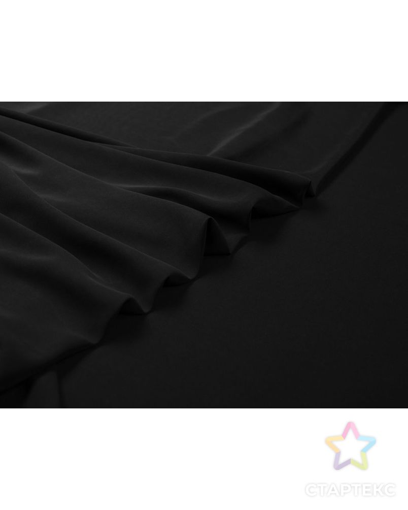 Креповый шелк, цвет черный арт. ГТ-7763-1-ГТ-39-9600-1-38-1 3