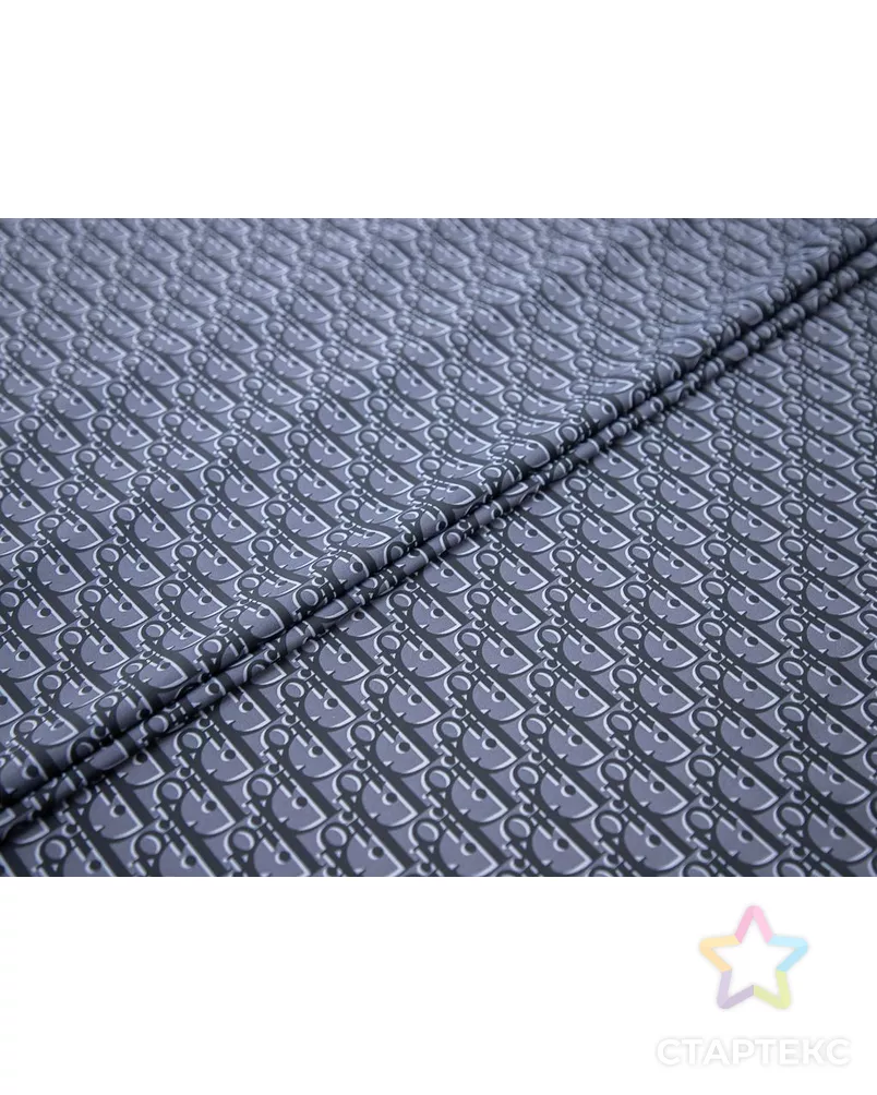 Бифлекс с надписями, цвет черный с темно-серым арт. ГТ-8138-1-ГТ-4-9954-2-21-1 - рис. 2