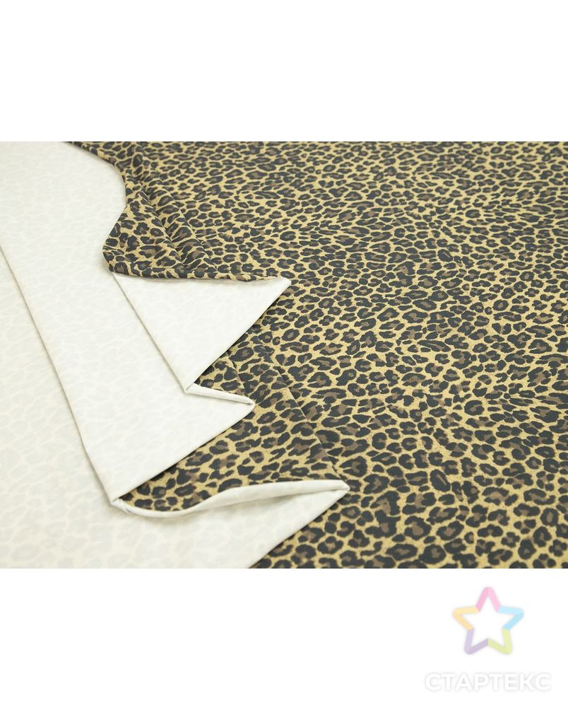 Бифлекс с рисунком "леопард", цвет бежево-коричневый арт. ГТ-8139-1-ГТ-4-9955-13-21-1 5