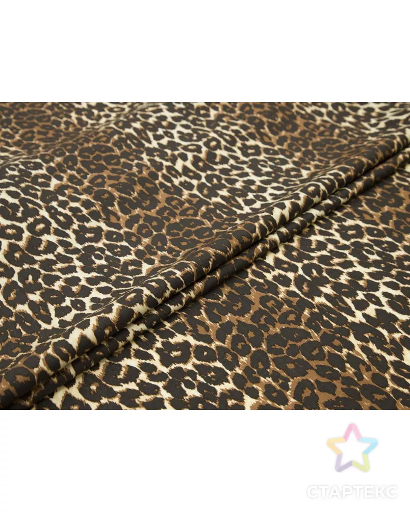 Шерстяная ткань с леопардовым принтом арт. ГТ-8582-1-ГТ-40-10499-2-21-1 - рис. 2