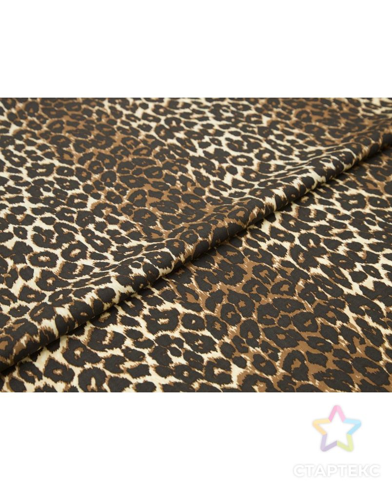 Шерстяная ткань с леопардовым принтом арт. ГТ-8582-1-ГТ-40-10499-2-21-1 6