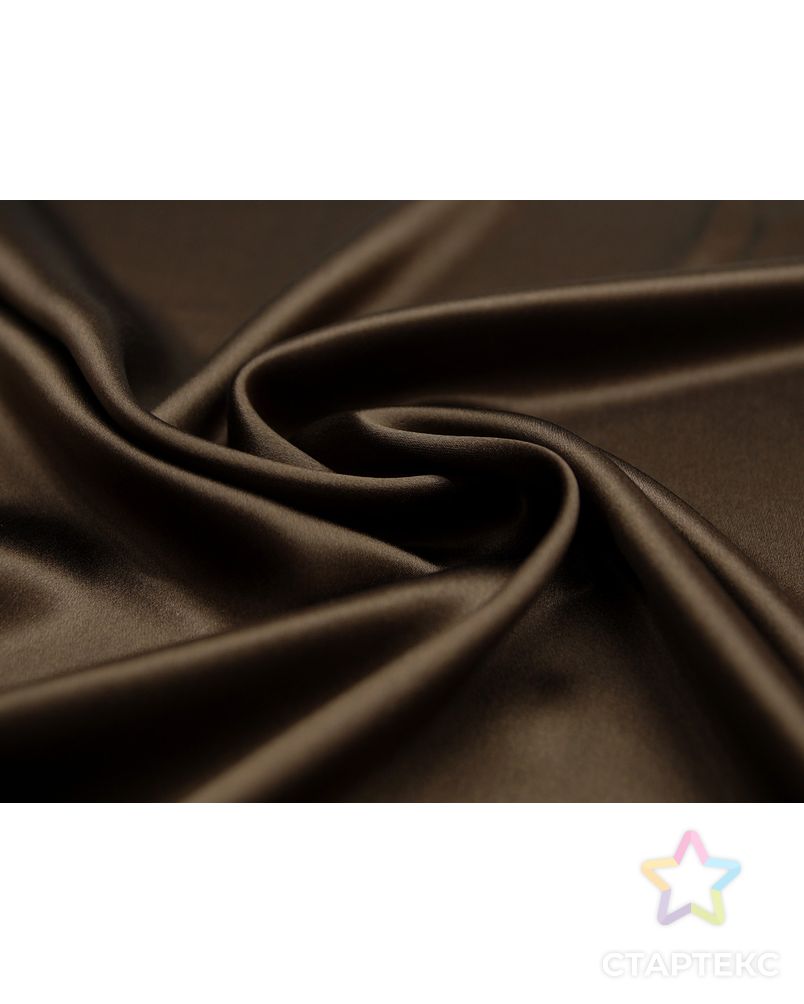 Великолепный шелк шоколадного цвета (78 гр/м2) арт. ГТ-3472-1-ГТ0000040