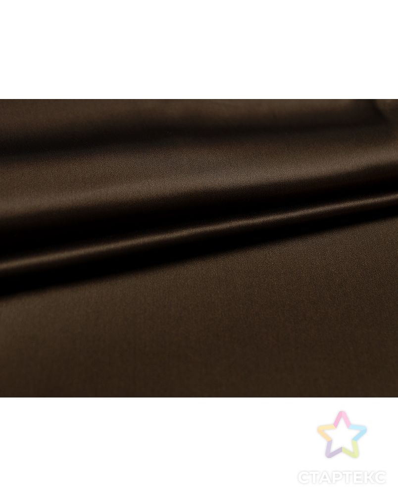 Великолепный шелк шоколадного цвета (78 гр/м2) арт. ГТ-3472-1-ГТ0000040 2