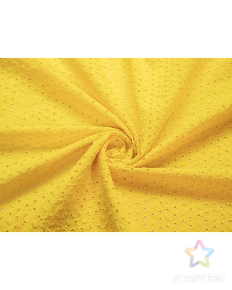 Воздушное шитье с рисунком "орнамент", цвет желтый арт. ГТ-7430-1-ГТ-41-9102-8-9-3 1