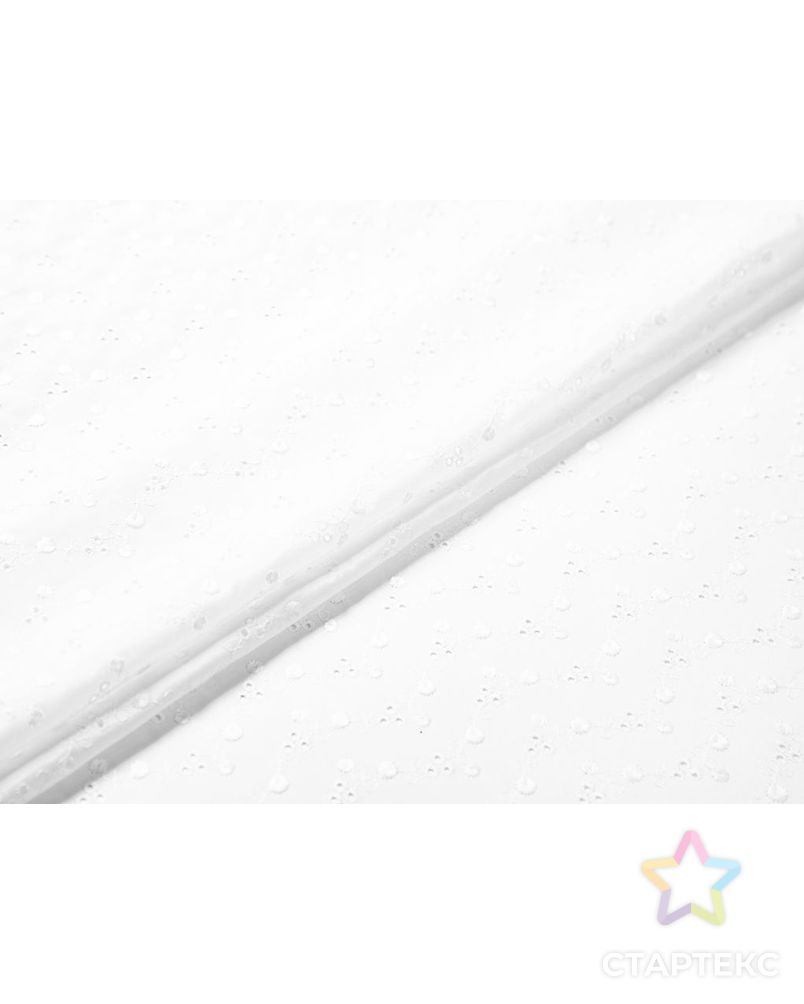 Воздушное шитье с рисунком "зигзаги", цвет белый арт. ГТ-7433-1-ГТ-41-9105-8-2-3 2