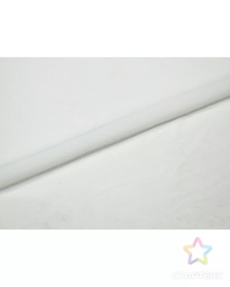 Шифон белоснежного цвета арт. ГТ-9060-1-ГТ-42-10971-1-2-1 - рис. 6