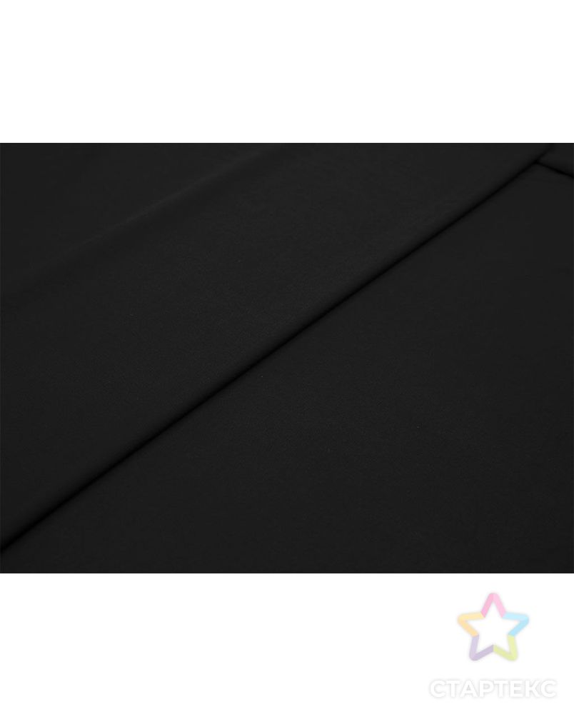 Штапель однотонный, цвет матовый чёрный арт. ГТ-8322-1-ГТ-43-10177-1-38-1 1
