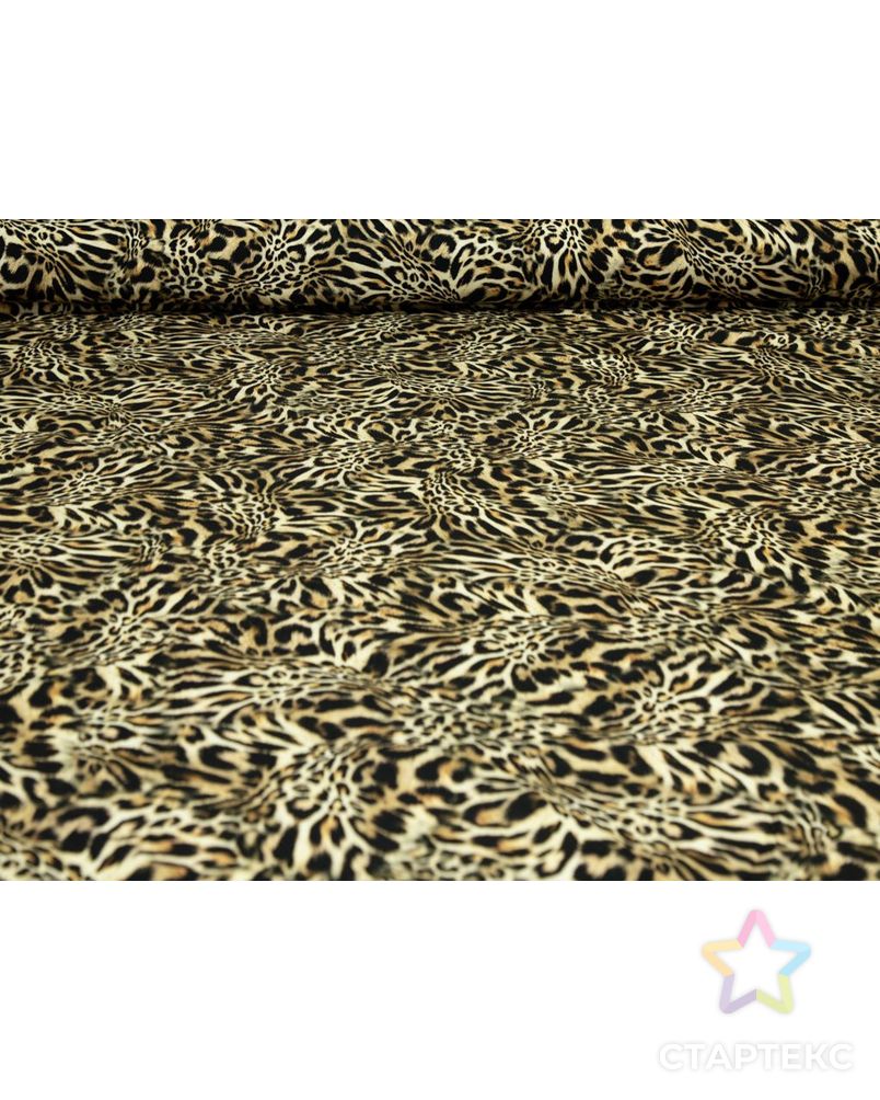 Штапель с рисунком "Леопард" арт. ГТ-8684-1-ГТ-43-10588-13-21-1 4