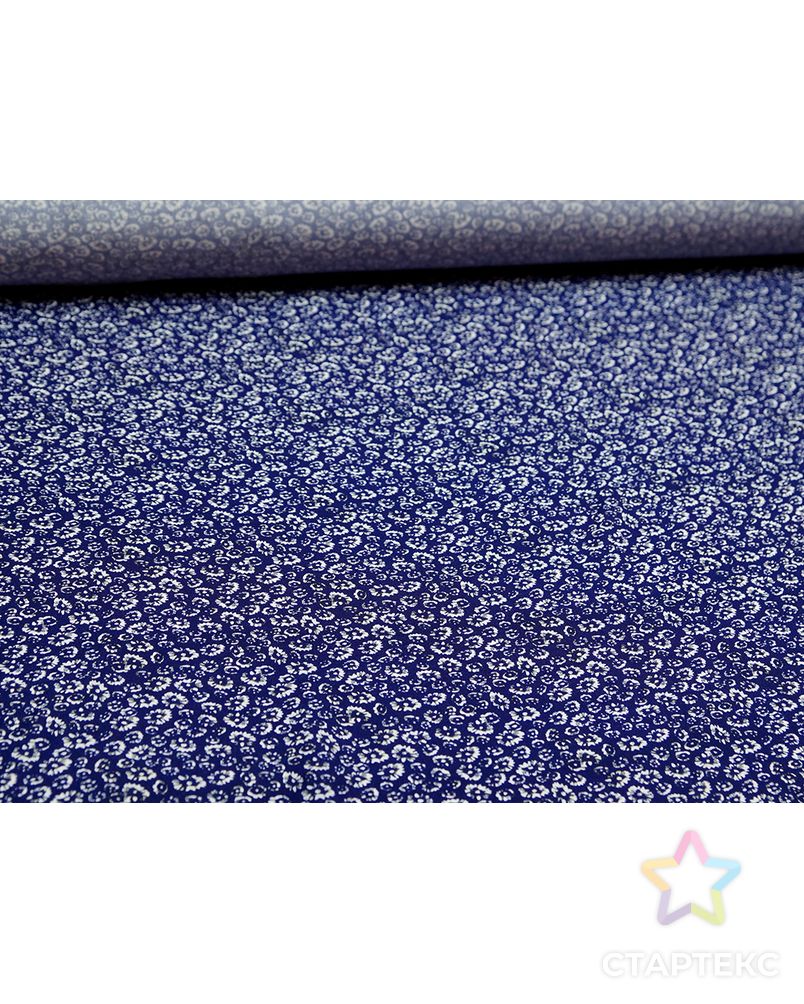 Штапель с сине-белыми цветочками арт. ГТ-5275-1-ГТ-43-6965-10-21-1