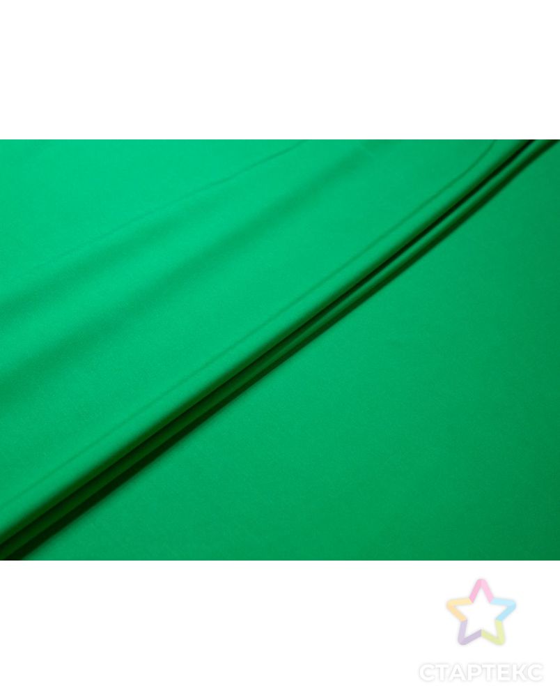 Штапель однотонный, цвет ярко-зеленый арт. ГТ-7561-1-ГТ-43-9440-1-10-1 2