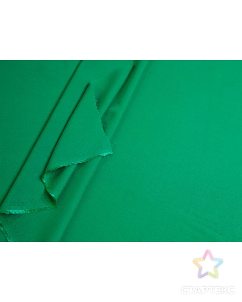 Штапель однотонный, цвет ярко-зеленый арт. ГТ-7561-1-ГТ-43-9440-1-10-1 5