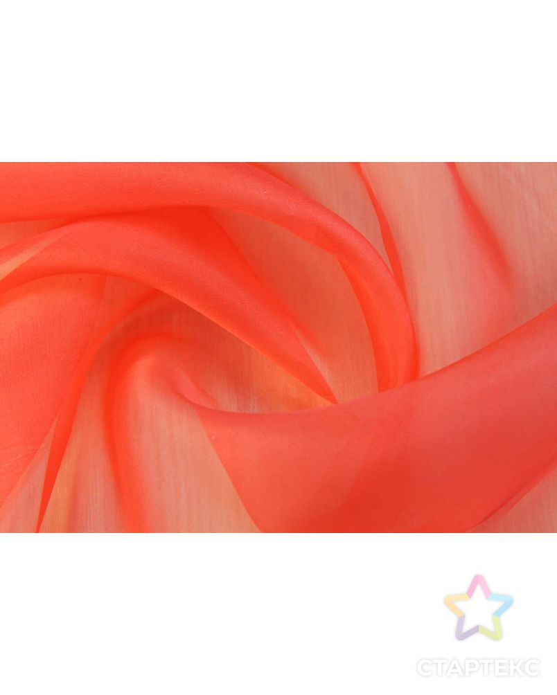 Итальянская органза, цвет абрикосовый румянец арт. ГТ-1448-1-ГТ0043500 1