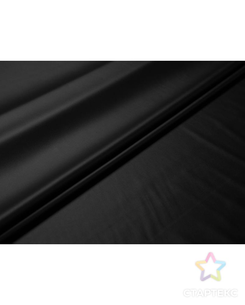Экокожа костюмно-плательная на трикотажной основе, цвет черный арт. ГТ-7571-1-ГТ-44-9454-1-38-1 2