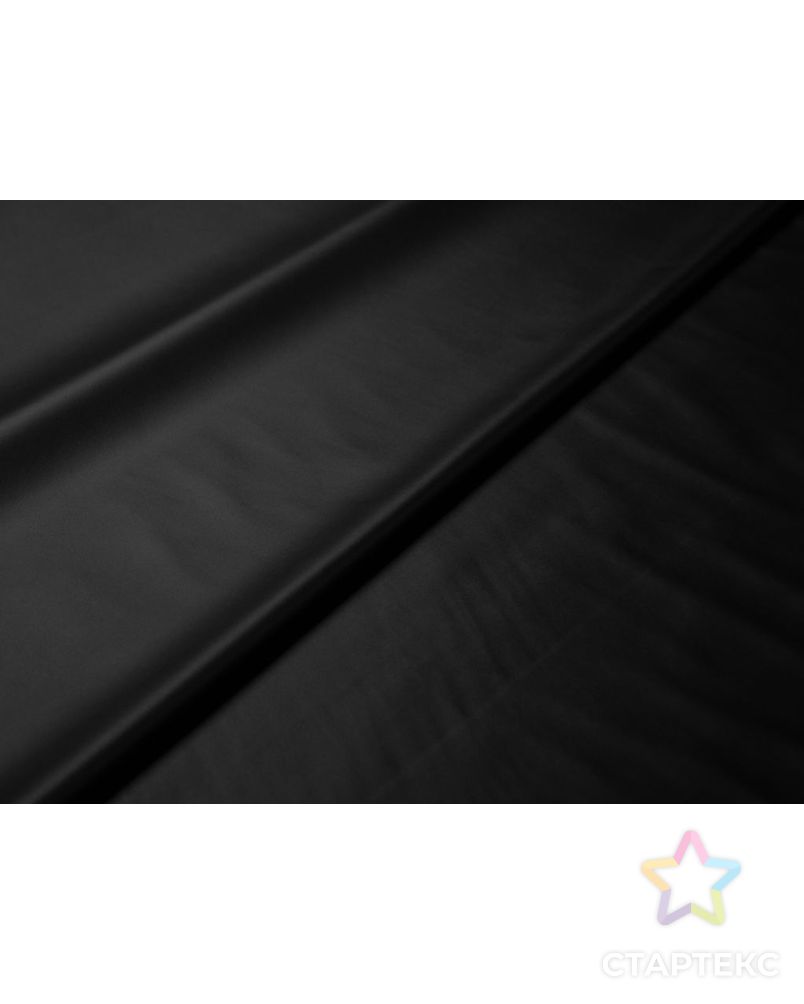 Экокожа костюмно-плательная на трикотажной основе, цвет черный арт. ГТ-7571-1-ГТ-44-9454-1-38-1 6