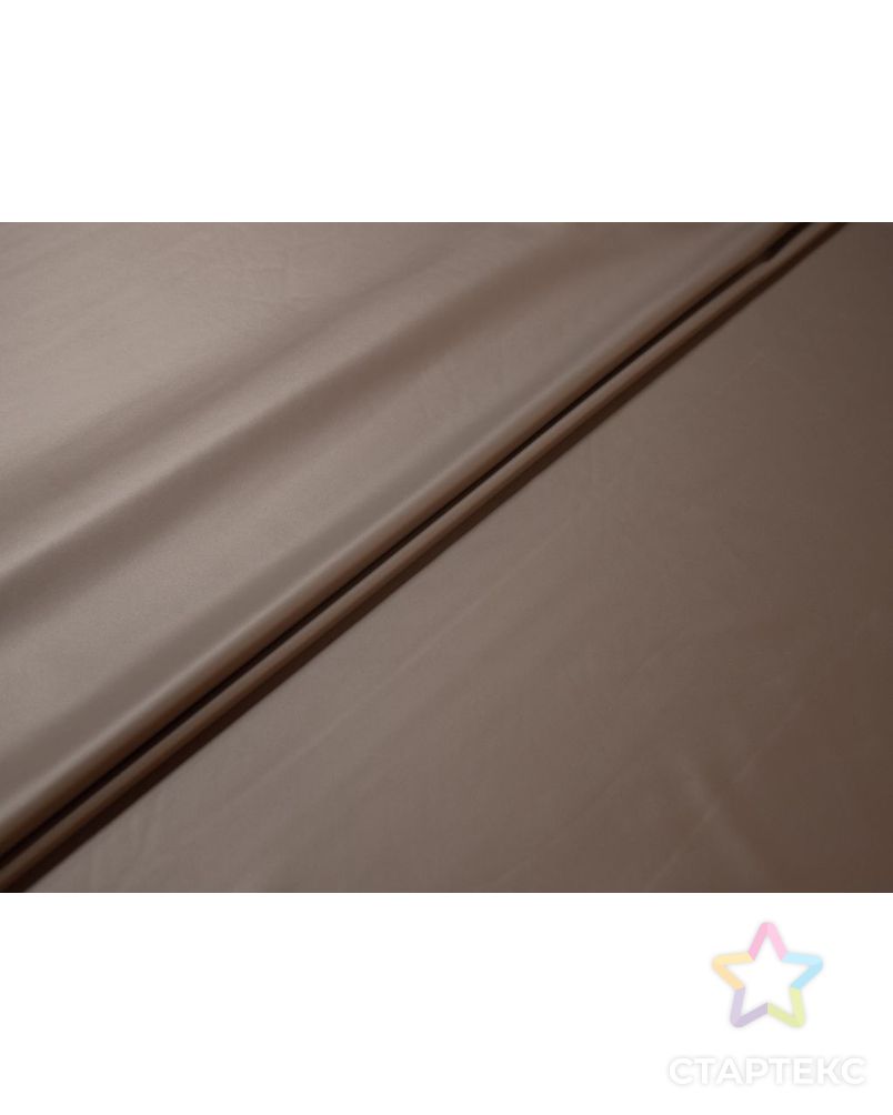 Экокожа на флисе, цвет серо-коричневый арт. ГТ-7694-1-ГТ-44-9557-1-14-1 2