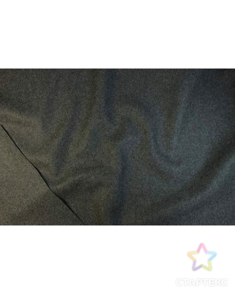 Кашемировая пальтовая ткань воронового цвета арт. ГТ-1572-1-ГТ0045096 2