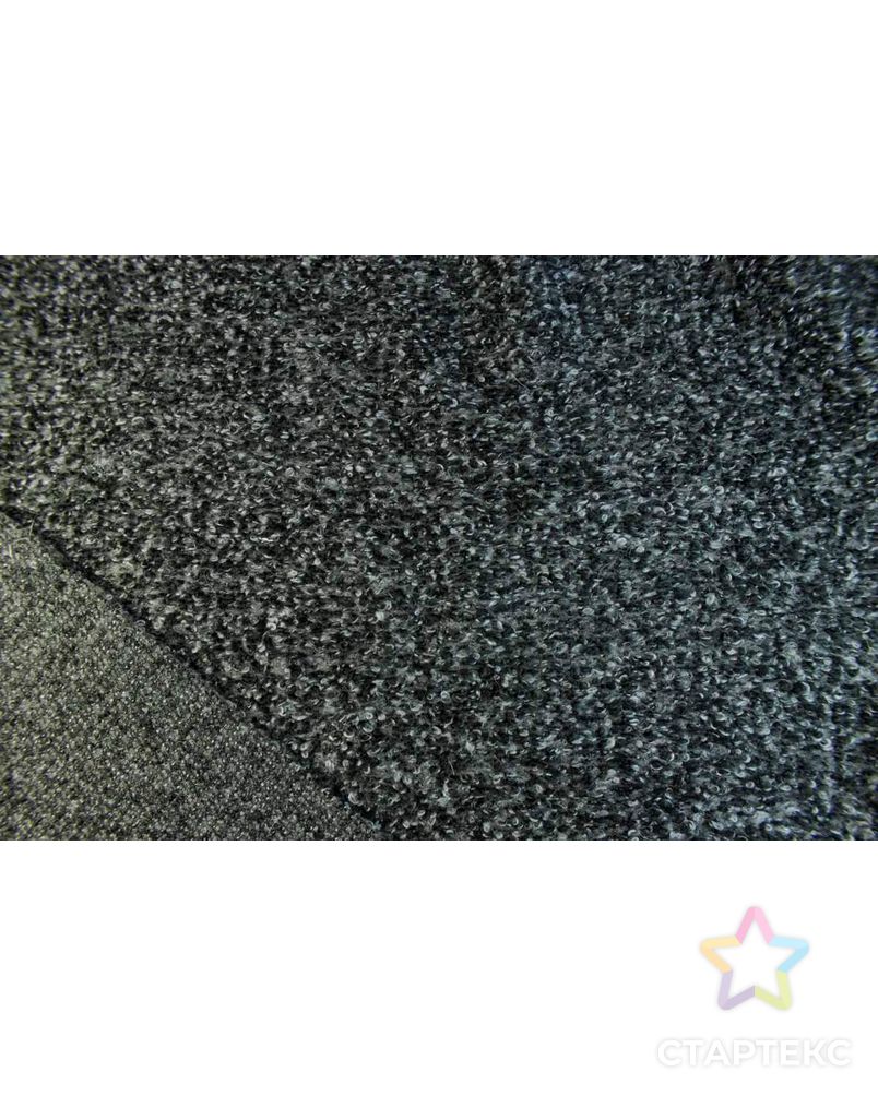 Меланжевый трикотаж серо-черного цвета арт. ГТ-1612-1-ГТ0045147