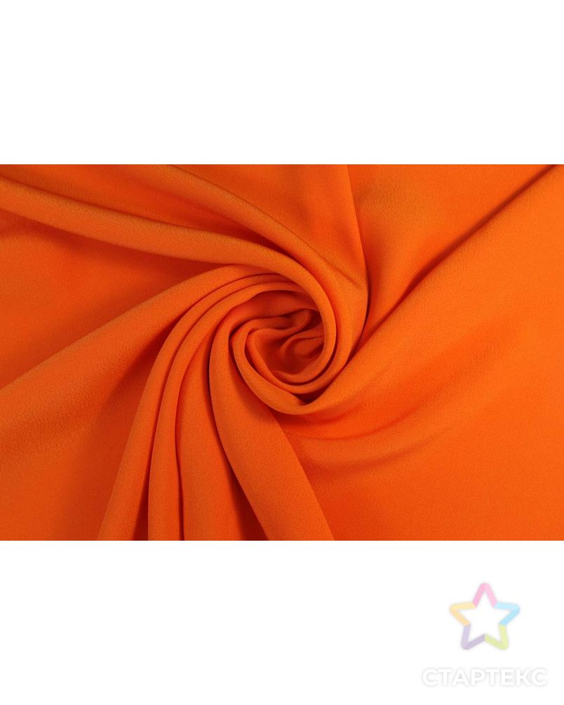 Ткань плательная двухсторонняя "Кади", оранжевое пламя арт. ГТ-1624-1-ГТ0045261 1
