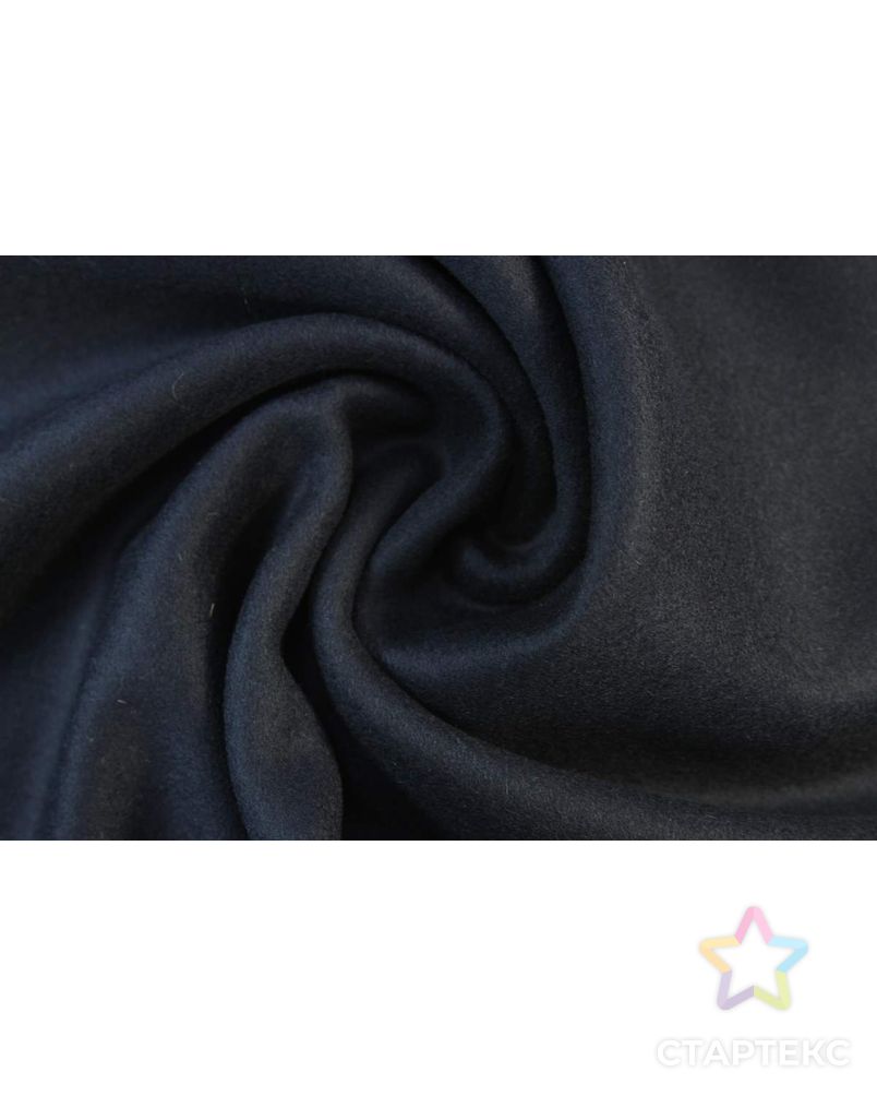 Ткань пальтовая сине-черного цвета арт. ГТ-1647-1-ГТ0045291