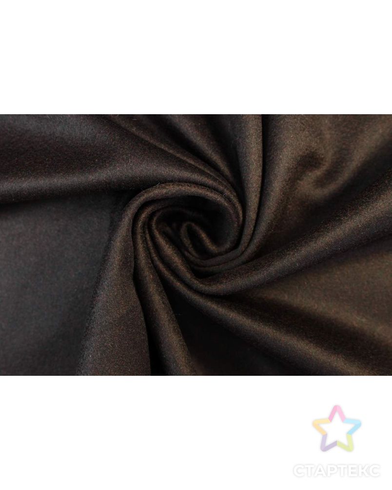 Ткань пальтовая цвет горького шоколада арт. ГТ-1651-1-ГТ0045299