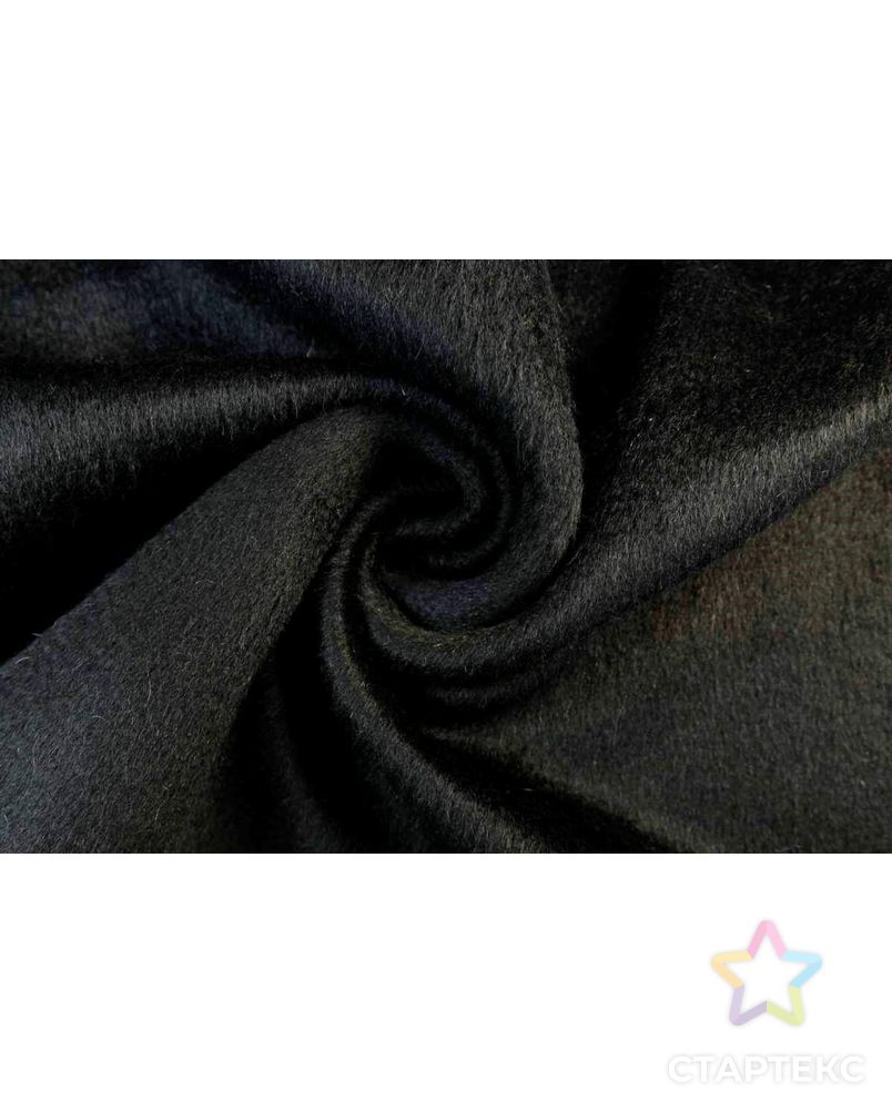 Ткань пальтовая черного цвета арт. ГТ-1652-1-ГТ0045300 1