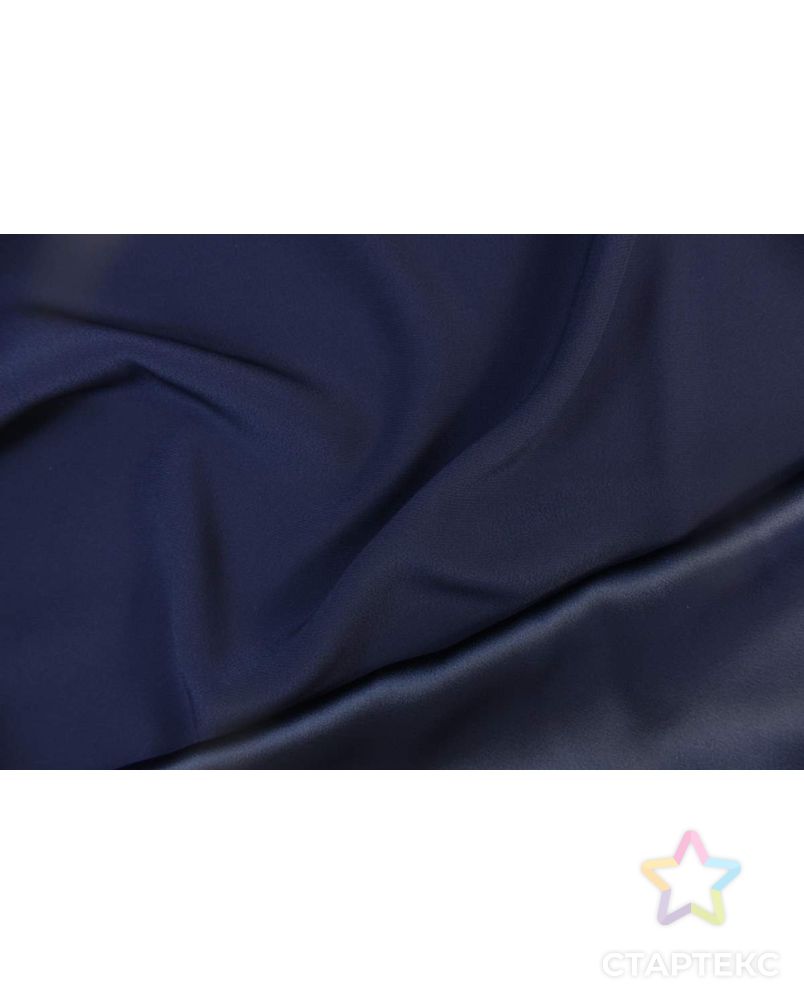 Ткань плательная двухсторонняя "Кади", патриотический синий цвет арт. ГТ-1655-1-ГТ0045304 2
