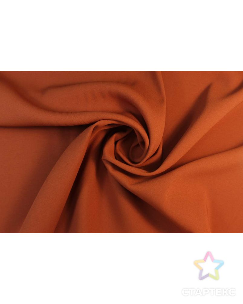 Ткань плательная двухсторонняя "Кади", оранжево-абрикосовый цвет арт. ГТ-1660-1-ГТ0045310