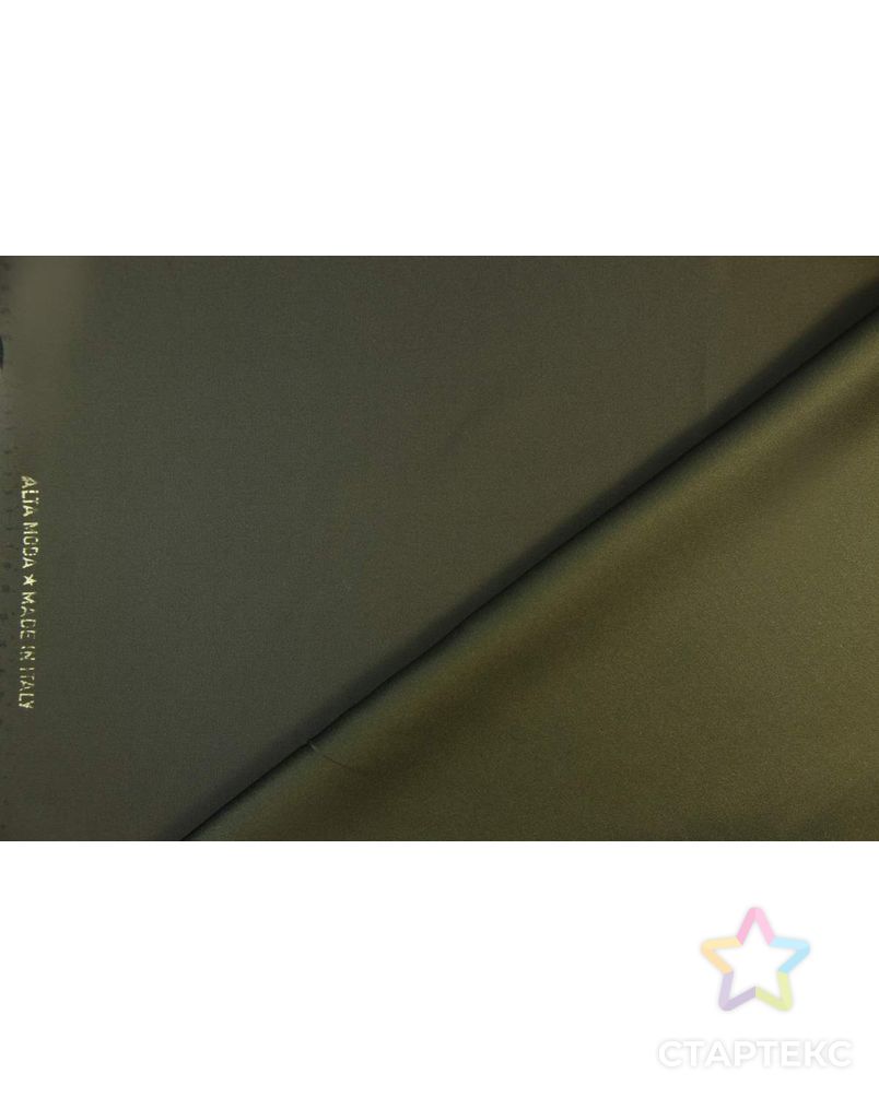 Ткань плательная двухсторонняя "Кади", цвет милитари оливковый арт. ГТ-1661-1-ГТ0045311