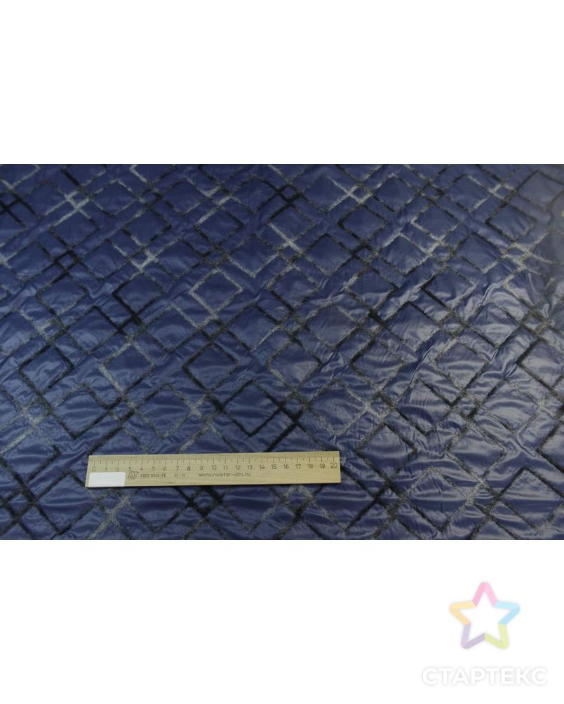 Заказать Ткань курточная стеганая двухсторонняя темно-синего цвета арт. ГТ-1668-1-ГТ0045318 в Новосибирске