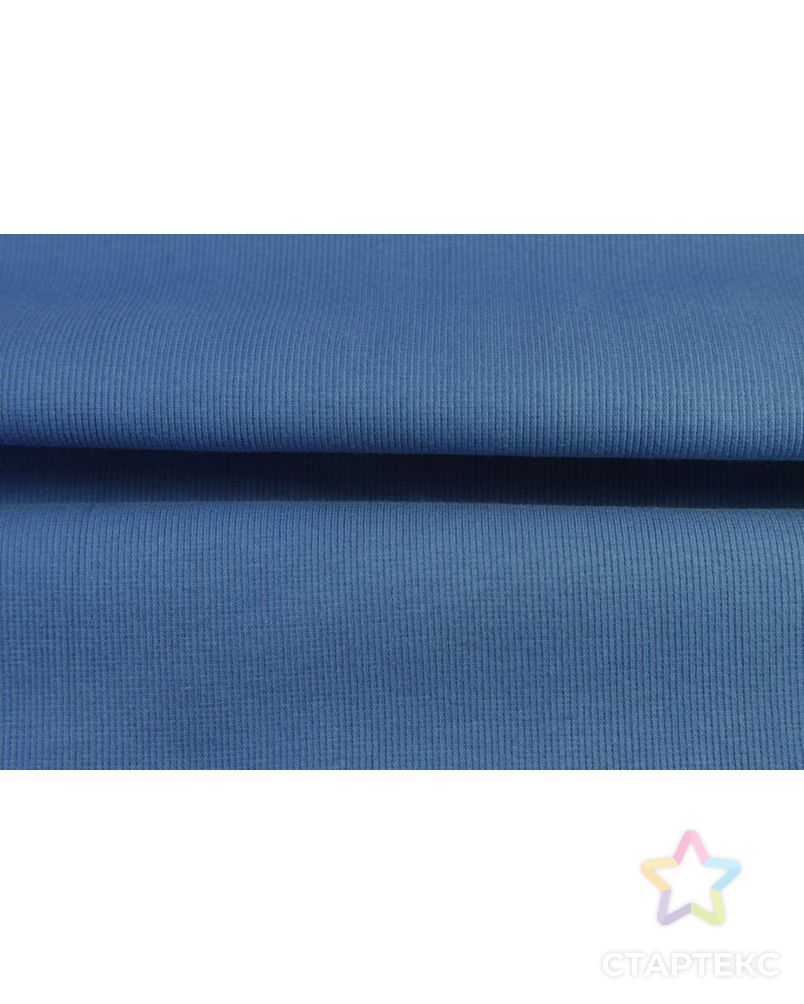 Трикотаж Рибана хлопковый голубой (270 г/м2) арт. ГТ-2237-1-ГТ0046917 2