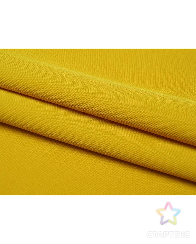 Ткань плательная, однотонная, цвет ярко-желтый арт. ГТ-2551-1-ГТ0047325 2