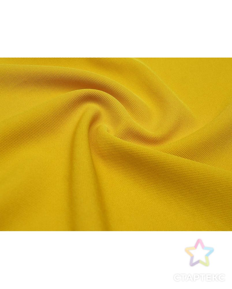 Ткань плательная, однотонная, цвет ярко-желтый арт. ГТ-2551-1-ГТ0047325 3