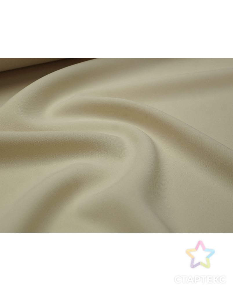 Ткань плательная "Кади", однотонная, цвет молочный арт. ГТ-2559-1-ГТ0047335 4