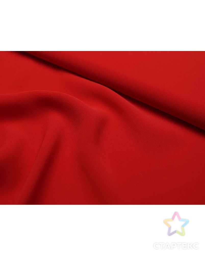 Ткань плательная "Кади", однотонная, цвет красный арт. ГТ-2561-1-ГТ0047337 3