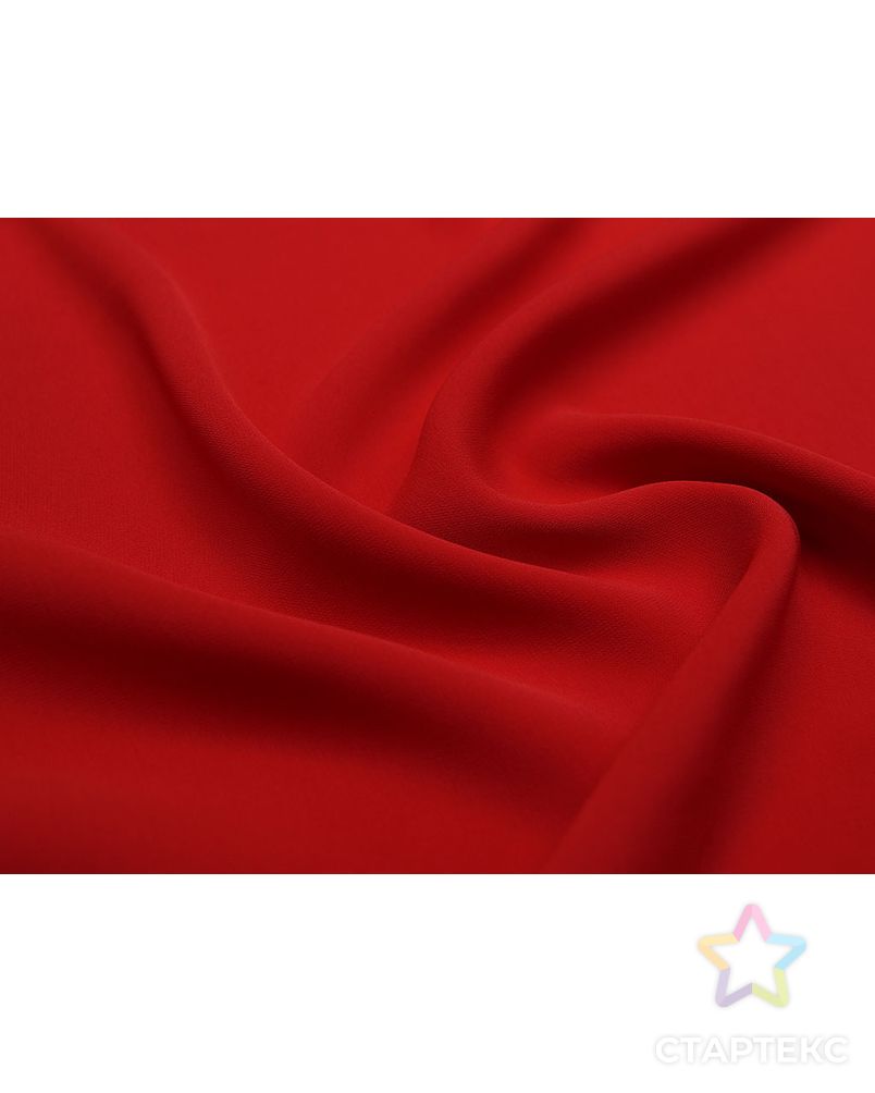 Ткань плательная "Кади", однотонная, цвет красный арт. ГТ-2561-1-ГТ0047337 4