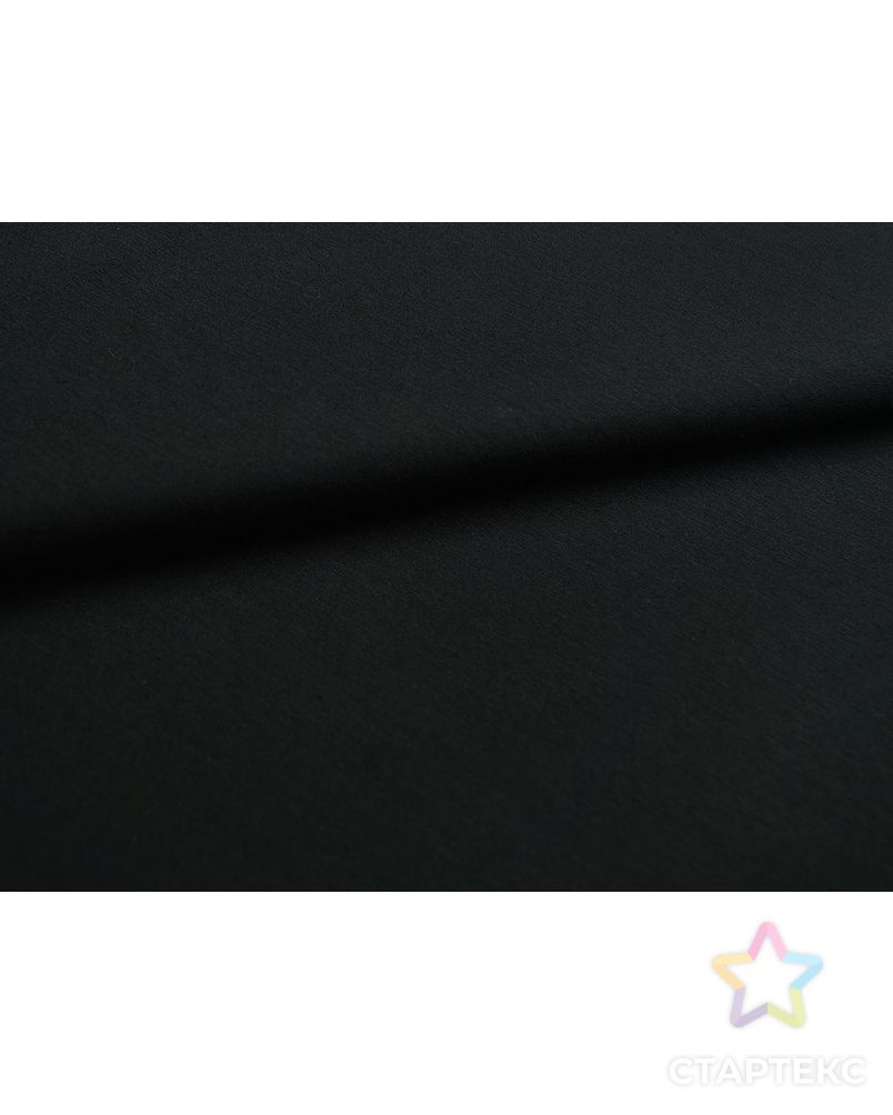 Трикотаж вискозный футболочный однотонный, цвет черный лебедь  (235 г/м2) арт. ГТ-2606-1-ГТ0047385 4