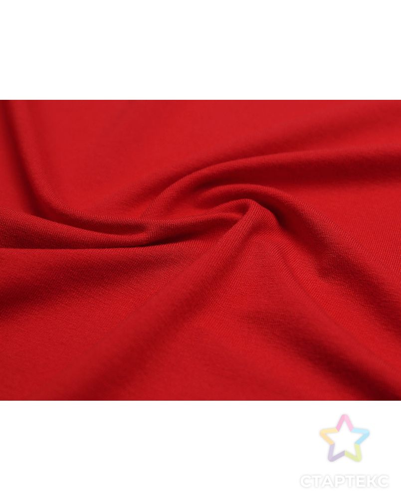 Трикотаж футболочный однотонный, цвет огненно-красный   (235 г/м2) арт. ГТ-2607-1-ГТ0047386 1