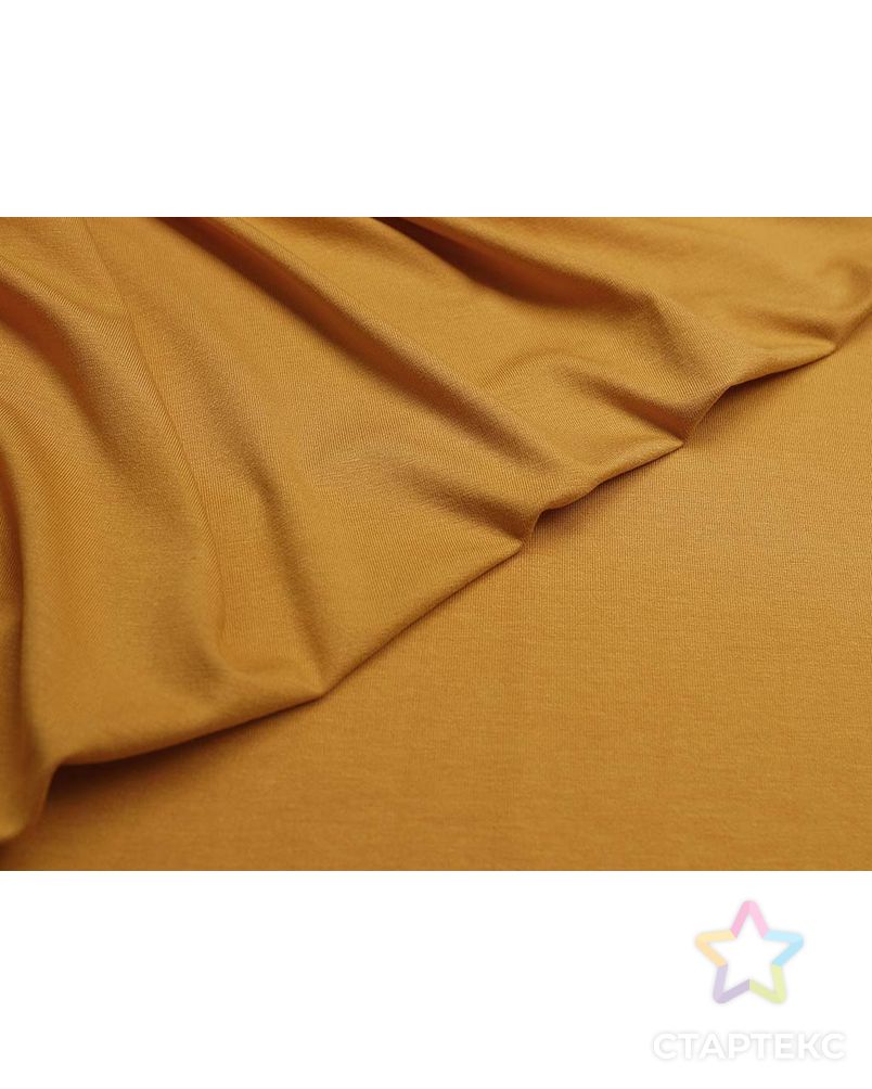 Трикотаж футболочный однотонный, цвет золотого сияния (235 г/м2) арт. ГТ-2612-1-ГТ0047391 3