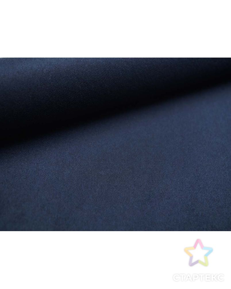 Двухсторонняя шерстяная пальтовая ткань цвета берлинской лазури арт. ГТ-2615-1-ГТ0047395 4