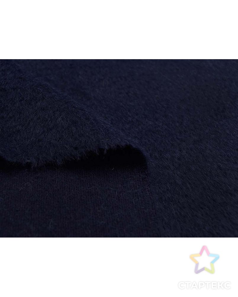 Ткань пальтовая шерстяная с ворсом цвета синего клематиса арт. ГТ-2630-1-ГТ0047410 4