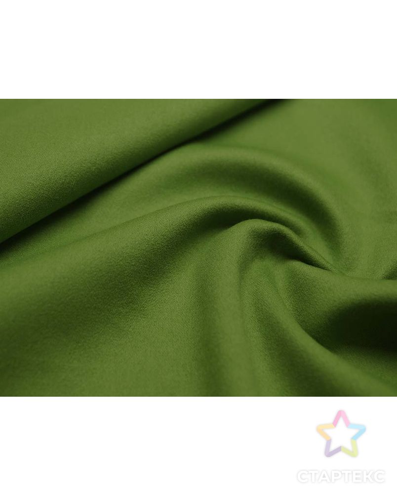 Шерстяная пальтовая ткань травянистого зеленого цвета арт. ГТ-2641-1-ГТ0047421