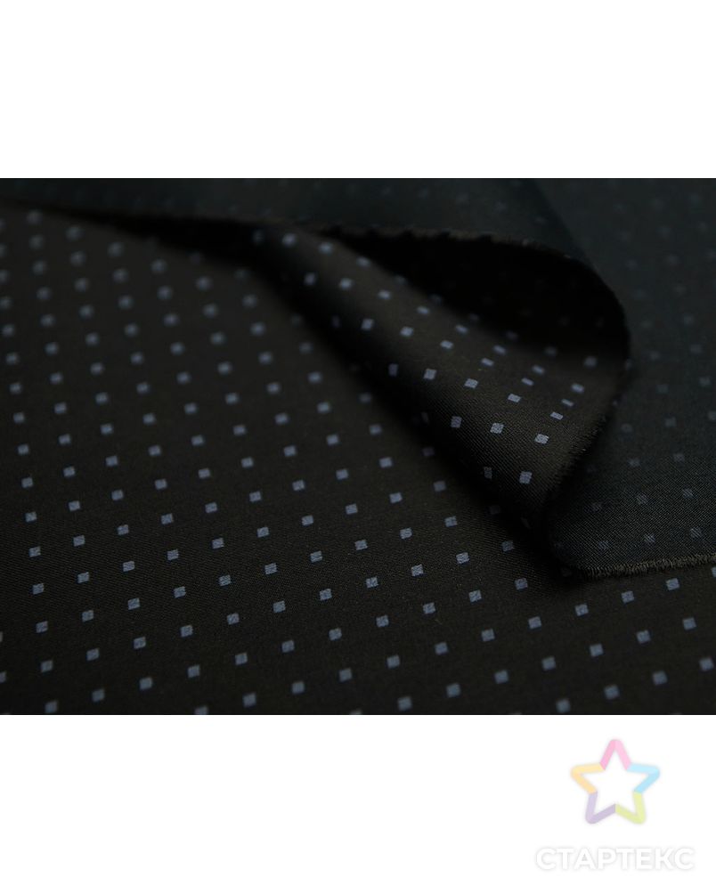 Заказать Подкладочная ткань черного цвета с геометрическим принтом арт. ГТ-2642-1-ГТ0047422 в Новосибирске
