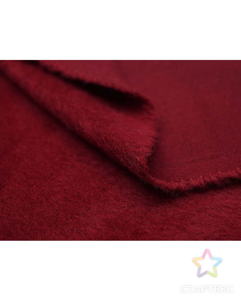 Шерстяная пальтовая ткань с коротким ворсом, цвет красная аврора арт. ГТ-2645-1-ГТ0047426 3