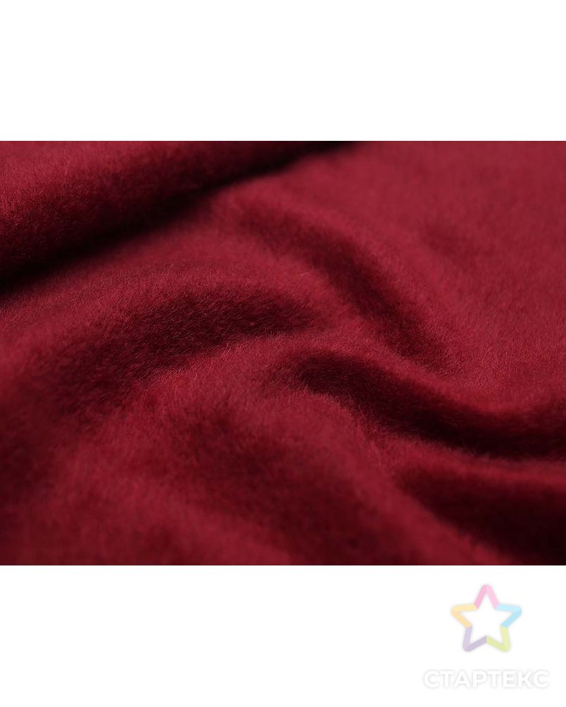 Шерстяная пальтовая ткань с коротким ворсом, цвет красная аврора арт. ГТ-2645-1-ГТ0047426 4